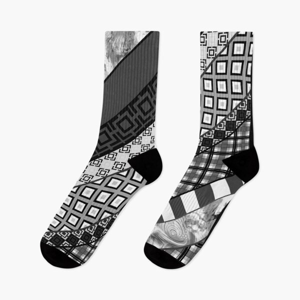 Item preview, Black  white patchwork designed and sold by fuzzyfox.