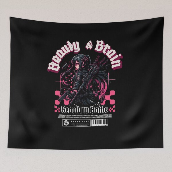 Item preview, Tactical Rose: Beauty & Brain Anime Girl Art designed and sold by SoulFlex.