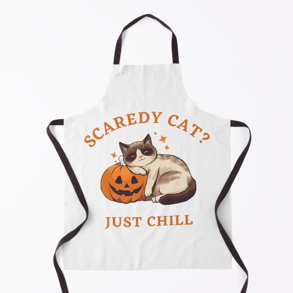 Item preview, Scaredy Cat Just Chill Halloween Design designed and sold by Clawvera.