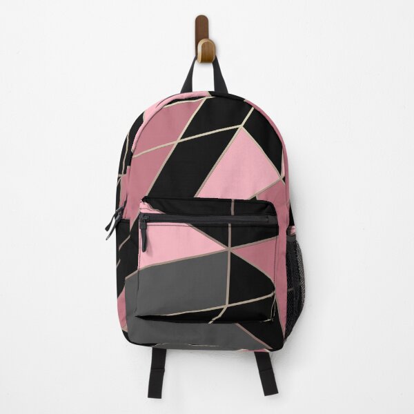 Item preview, Geometric pattern artdeco in gray and pink tones designed and sold by fuzzyfox.
