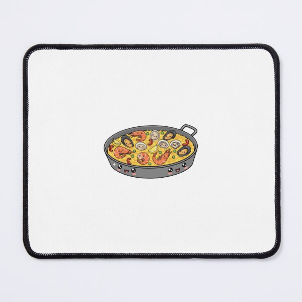 Item preview, Happy Chibi Paella Pan: A Seafood Fiesta of Flavors designed and sold by Tasting the World .