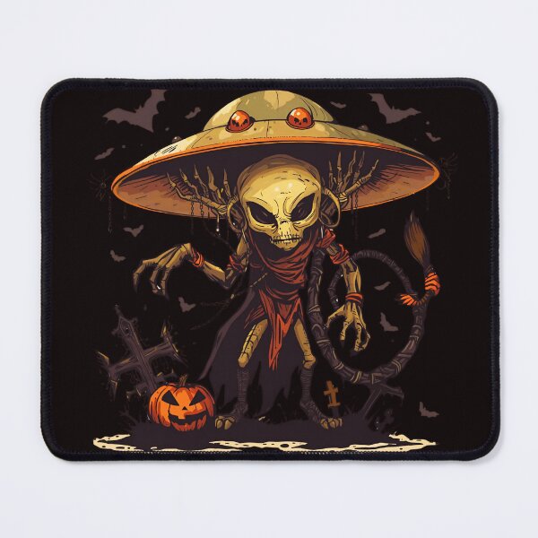 Item preview, UFO Alien Abduction Halloween T-Shirt - Spooky Outer Space Extraterrestrial Tee designed and sold by passiveink.