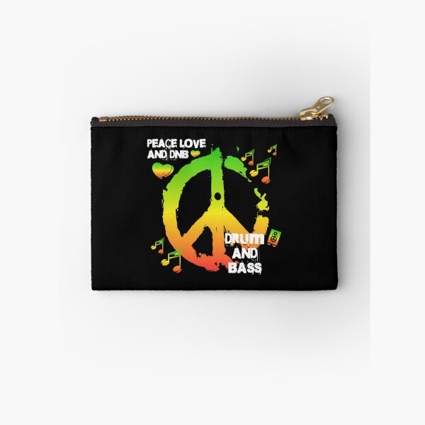 Item preview, Drum And Bass  - Peace Sign Dnb (Whitegreenred)  designed and sold by BenjaminCarrier.