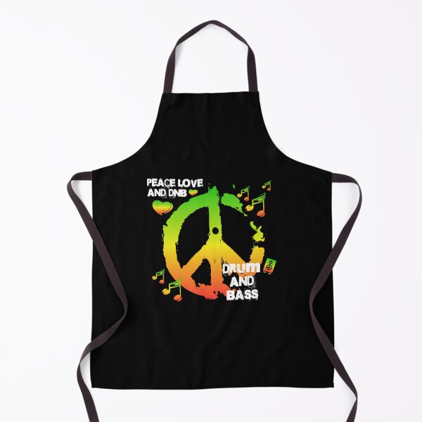 Item preview, Drum And Bass  - Peace Sign Dnb (Whitegreenred)  designed and sold by BenjaminCarrier.