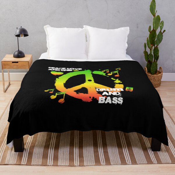 Item preview, Drum And Bass - Peace Sign Dnb (Whitegreenred) designed and sold by BenjaminCarrier.