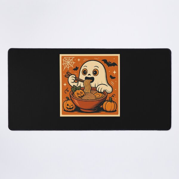 Item preview, Vintage Anime Ghost Eating Ramen Noodles Japanese Halloween designed and sold by cawtoon.