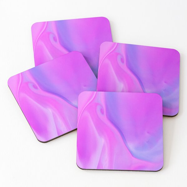 Item preview, Liquid Aurora – Veil | Pink and Violet Fluid Abstract designed and sold by Kyotsube.