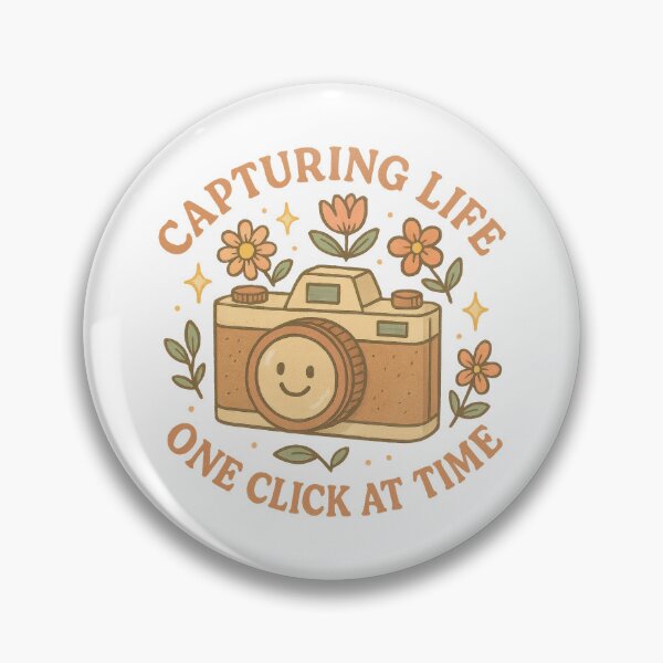 Item preview, Capturing Life One Click at a Time – Cute Retro Camera Photography Design designed and sold by inkoutninja.