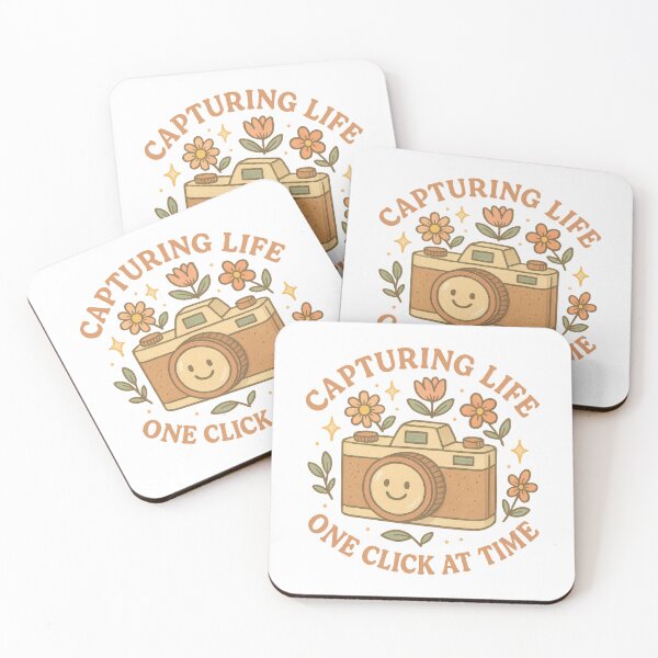 Item preview, Capturing Life One Click at a Time – Cute Retro Camera Photography Design designed and sold by inkoutninja.