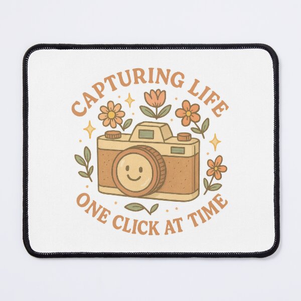 Item preview, Capturing Life One Click at a Time – Cute Retro Camera Photography Design designed and sold by inkoutninja.