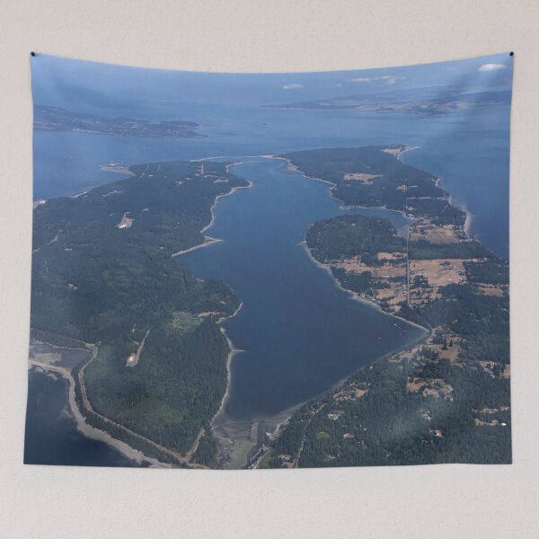 Item preview, Indian Island and Marrowstone Island designed and sold by flyscenicair.