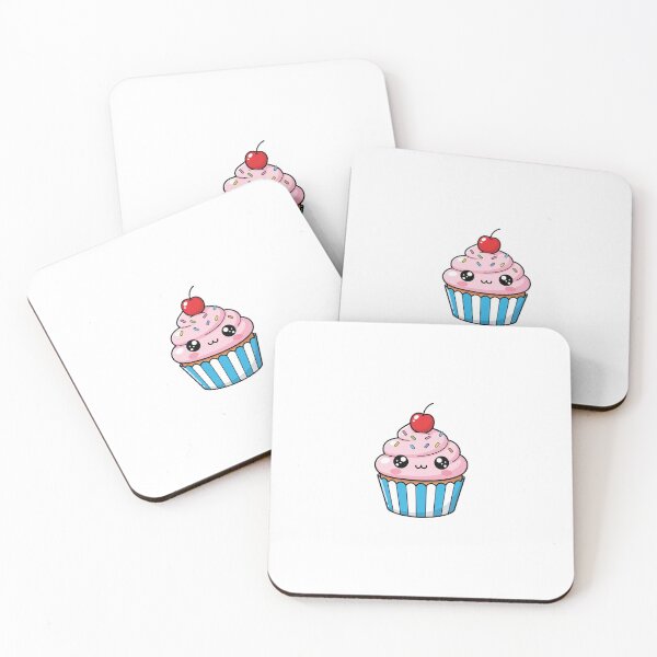 Item preview, Sweet Chibi Cupcake: Sprinkled with Joy and Topped with a Cherry designed and sold by Tasting the World .