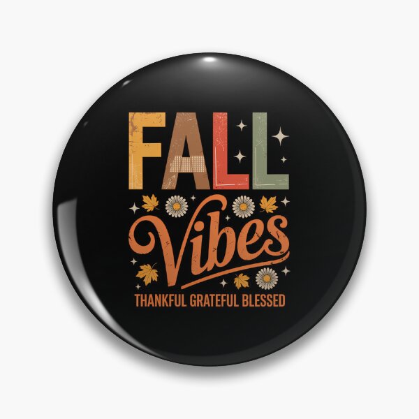 Item preview, Fall Vibes Thankful Grateful Blessed Autumn designed and sold by aidenpier.