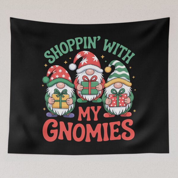Item preview, Friday Gnomes Shopping Squad Black Family Christmas Gnomies designed and sold by aidenpier.