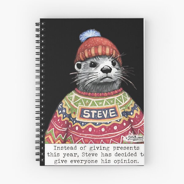Item preview, Funny Otter Christmas Shirt – Steve Ugly Christmas Sweater Parody Tee, Holiday Humor Gift designed and sold by campbellnettieq.