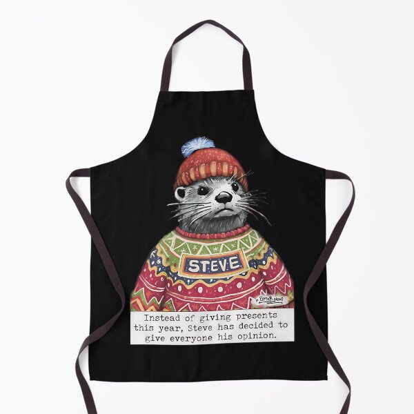 Item preview, Funny Otter Christmas Shirt – Steve Ugly Christmas Sweater Parody Tee, Holiday Humor Gift designed and sold by campbellnettieq.