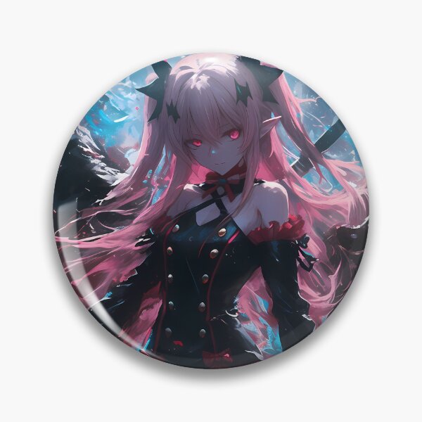 Item preview, Krul Tepes Dark Queen Seraph Of The End Crimson Gothic Fantasy Anime designed and sold by HumbertoValveno.