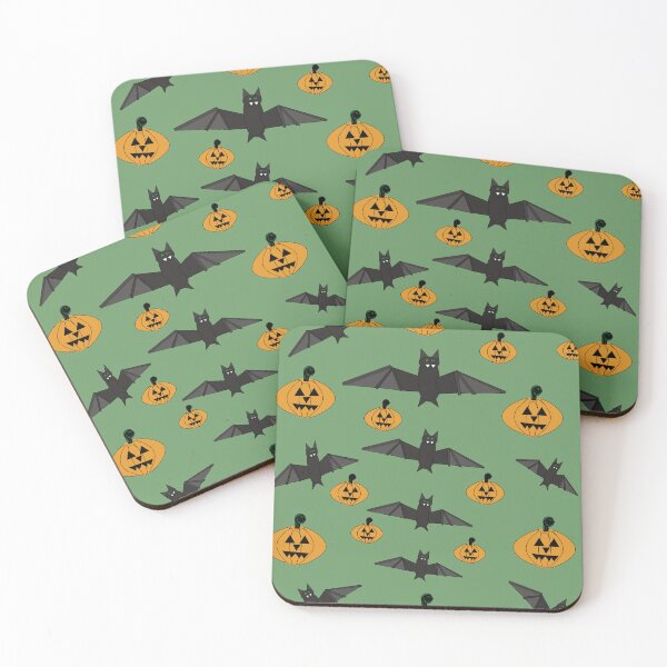 Item preview, Bats and Pumpkin Patch designed and sold by Mountain-Point.