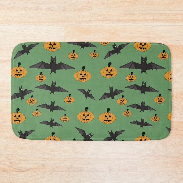 Item preview, Bats and Pumpkin Patch designed and sold by Mountain-Point.
