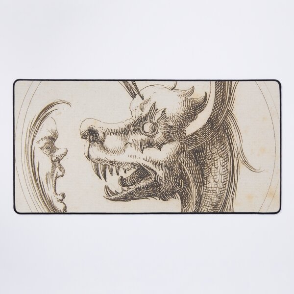 Item preview, Two Beasts and a Human Mask within a Circle designed and sold by AnimaliaStar.