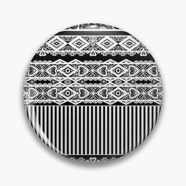 Item preview, Black and white patchwork striped pattern  designed and sold by fuzzyfox.