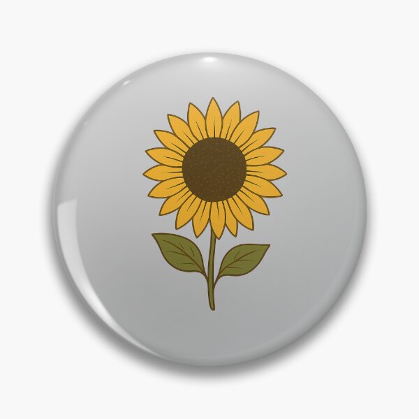 Item preview, Sunflower Sticker – Bright and Positive Design designed and sold by Artiqa522.