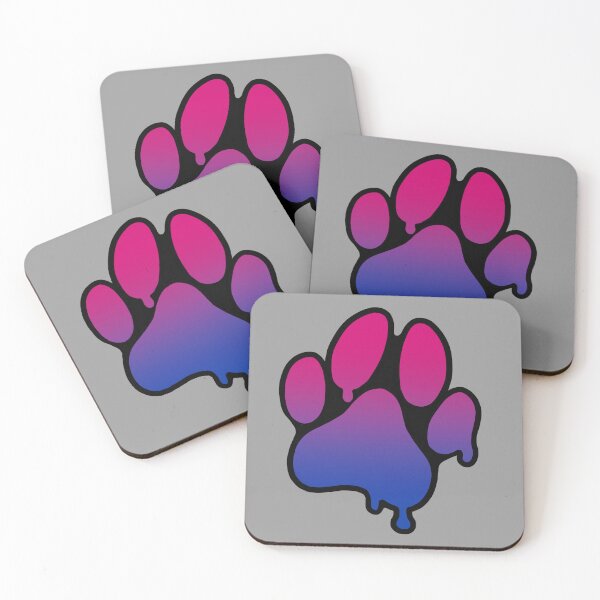 Item preview, Bisexual Pride Paw designed and sold by BesidesBunnyArt.