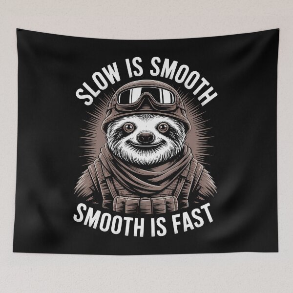 Item preview, Funny Military Sayings Sloth designed and sold by tearbytea.