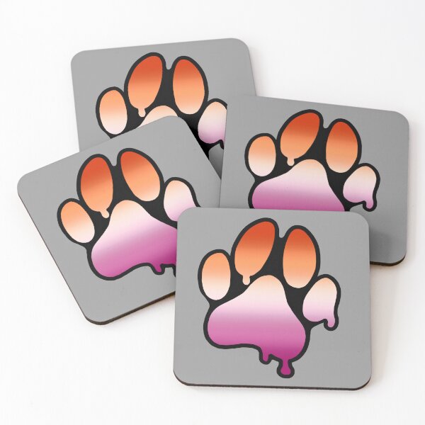Item preview, Lesbian Pride Paw designed and sold by BesidesBunnyArt.