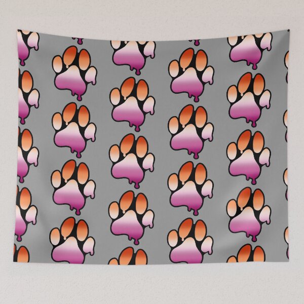 Item preview, Lesbian Pride Paw designed and sold by BesidesBunnyArt.