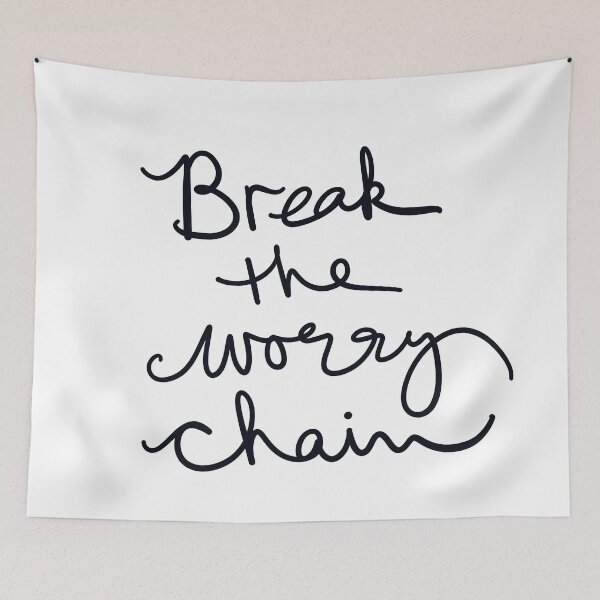 Item preview, Break the Chain of Worry designed and sold by abeink.