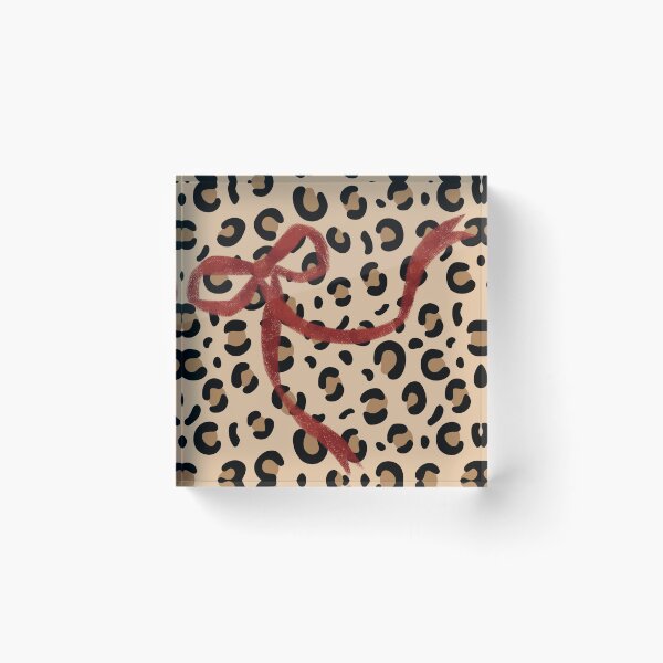Item preview, Cheetah Red Bow designed and sold by madison ellington.