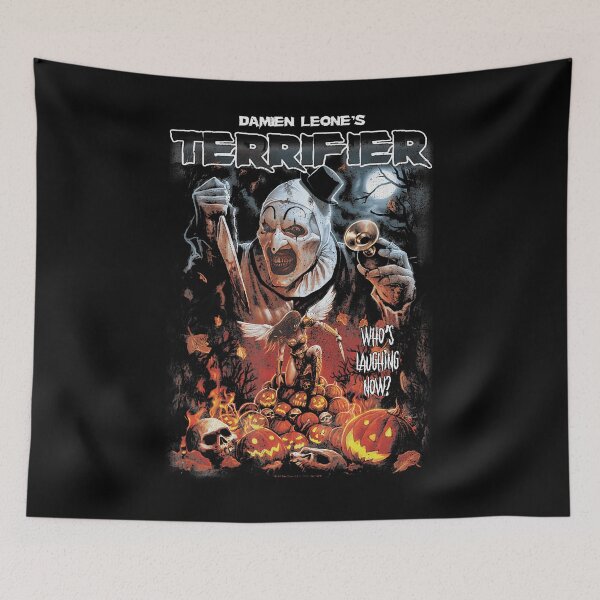 Item preview, Terrifier Art the Clown Halloween Poster Horror Movie designed and sold by LouisaOReilly.
