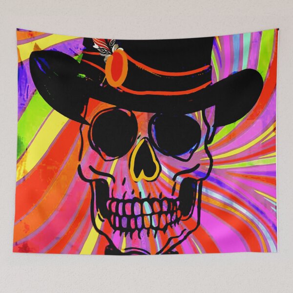 Item preview, Skull with Top Hat & Feather designed and sold by ViaARTfactory.