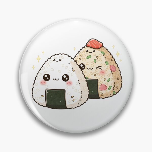 Item preview, Sparkling Chibi Onigiri Duo: Happy, Healthy, and Hand-Held designed and sold by Tasting the World .