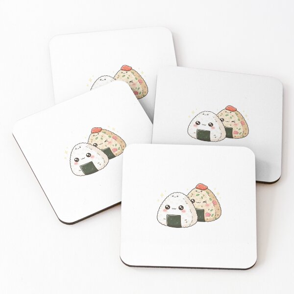 Item preview, Sparkling Chibi Onigiri Duo: Happy, Healthy, and Hand-Held designed and sold by Tasting the World .