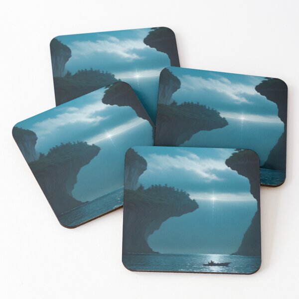 Item preview, Otherworldly Fantasy Moonlit Seascape designed and sold by Zeph1.