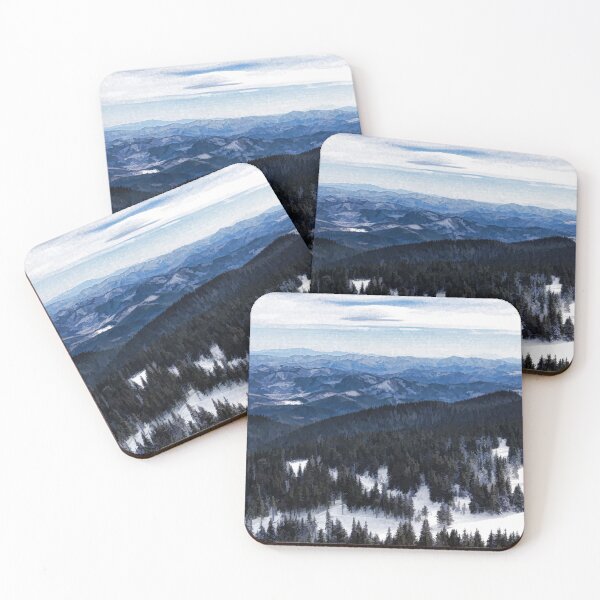 Item preview, Snowy Ridges - Impressions of Mountains designed and sold by Georgia Mizuleva.