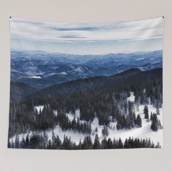 Item preview, Snowy Ridges - Impressions of Mountains designed and sold by Georgia Mizuleva.