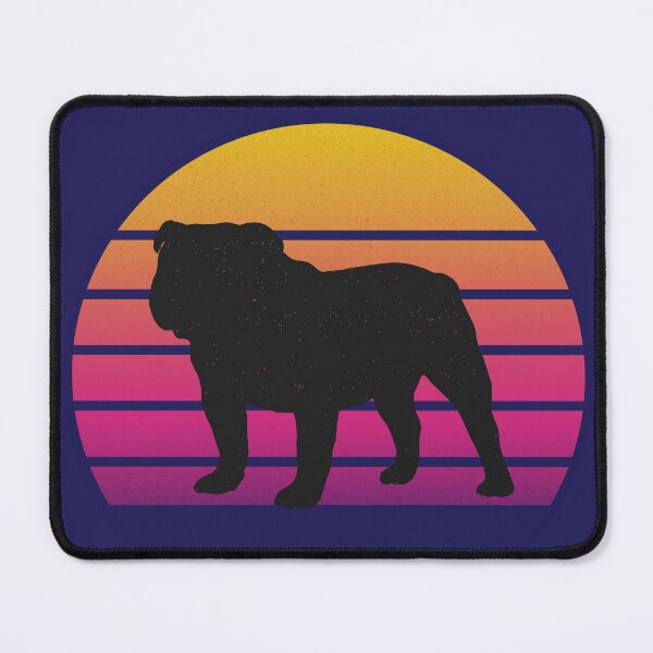 Item preview, Retro Sunset Bulldog designed and sold by Polygon Mountain.