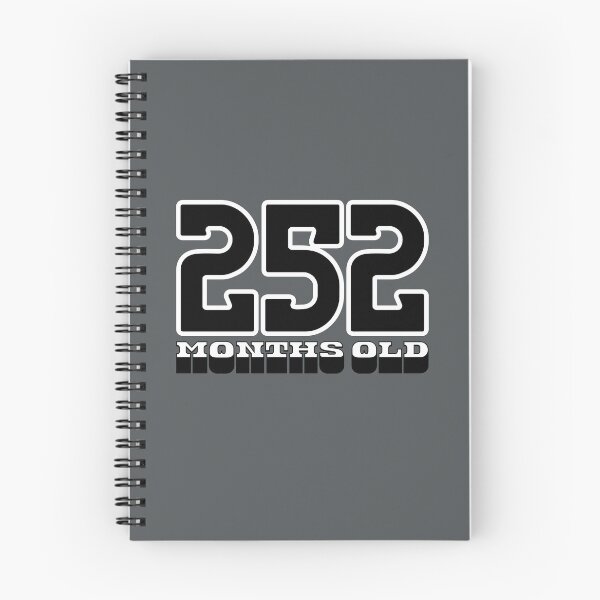 Item preview, 252 Months Old — Funny 21st Birthday Gag Design designed and sold by downUnderInk.