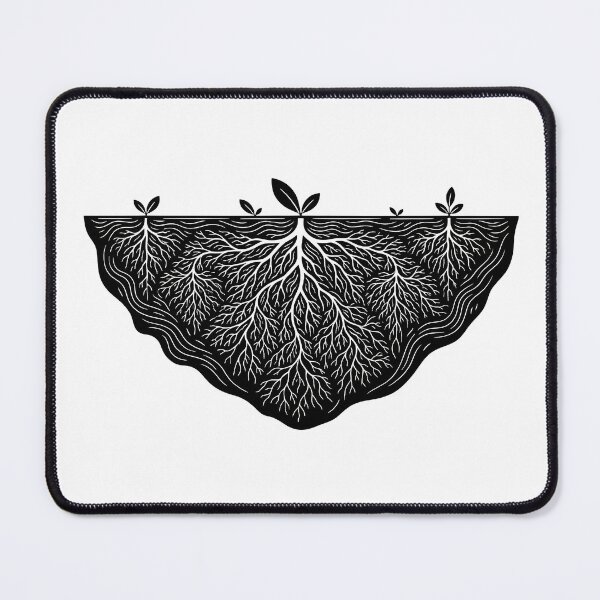 Item preview, Mycelial Network - Solarpunk Symbol of Community designed and sold by MintedMinds.