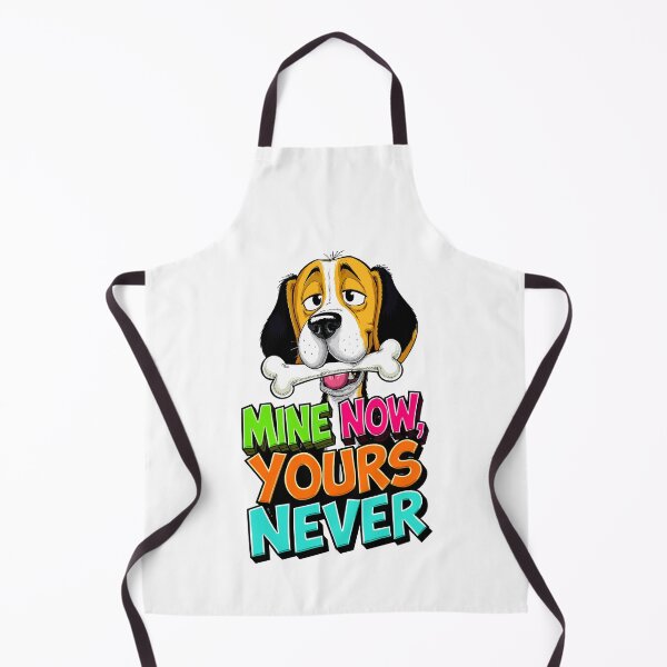 Item preview, Beagle Holding Bone Funny Quote Typography Artwork designed and sold by Tong4130.