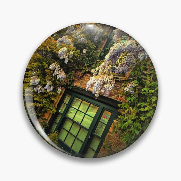 Item preview, Cottage draped in vibrant Wysteria. designed and sold by Ian Ramsay.