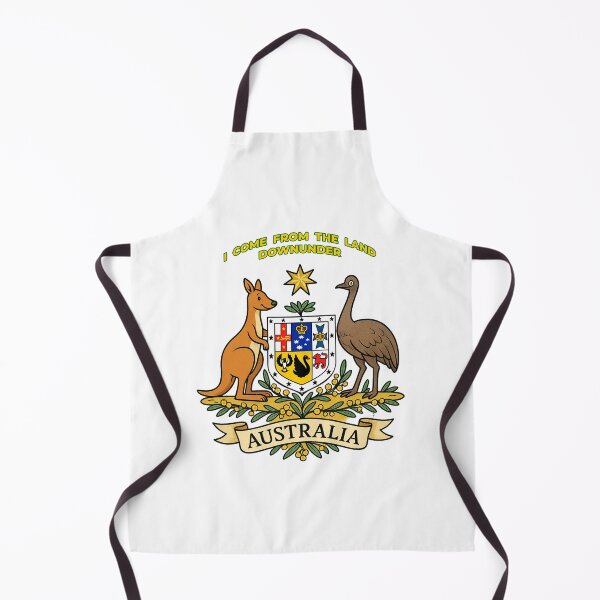 Item preview, Australian Coat of Arms – Cartoon Style Emu & Kangaroo Design designed and sold by Michael van der Hoorn.