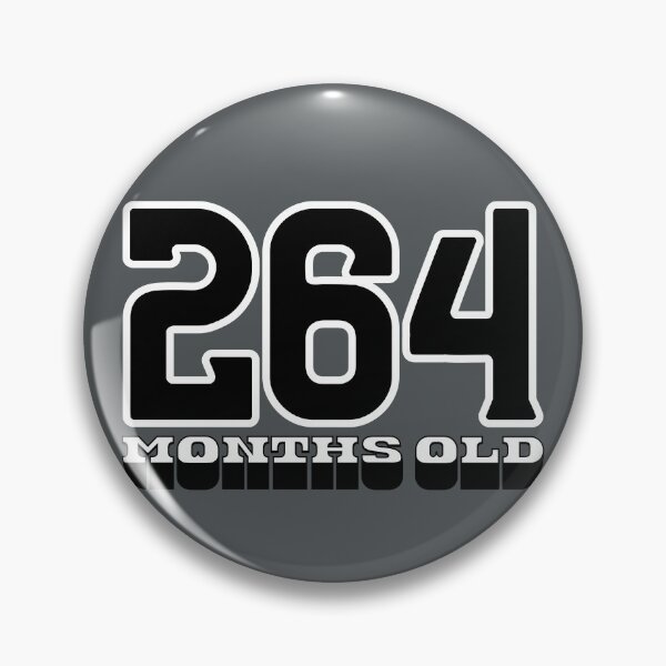 Item preview, 264 Months Old — Funny 22nd Birthday Gag Design designed and sold by downUnderInk.