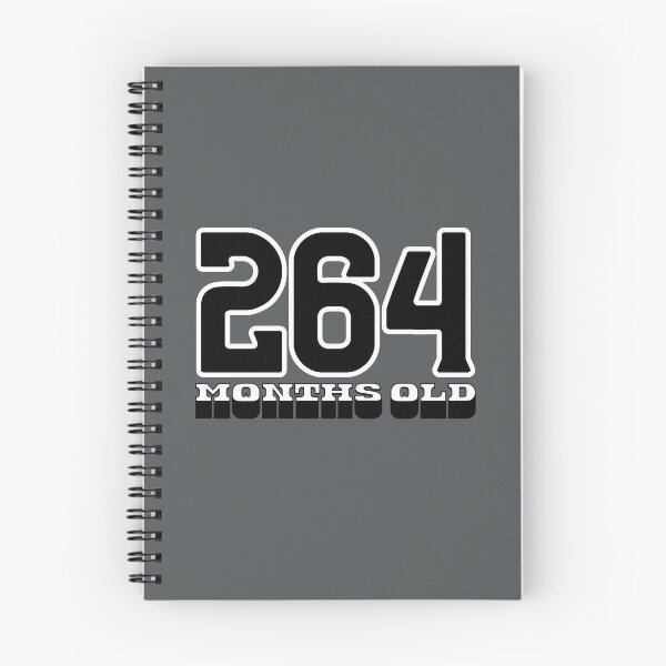 Item preview, 264 Months Old — Funny 22nd Birthday Gag Design designed and sold by downUnderInk.