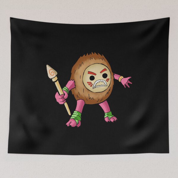 Item preview, Kakamora The Cute Coconut Monster Active T-Shirt designed and sold by chirmas55.
