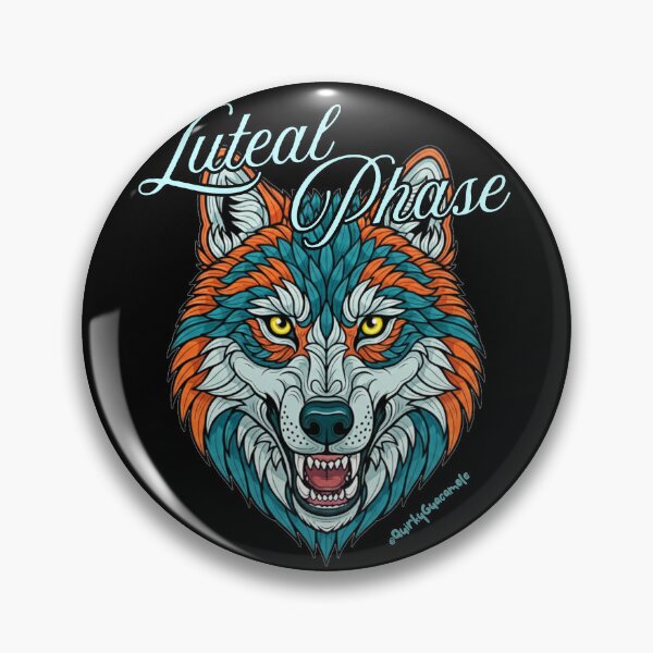 Item preview, Luteal Phase Wolf | PMDD Awareness designed and sold by QuirkyGuacamole.
