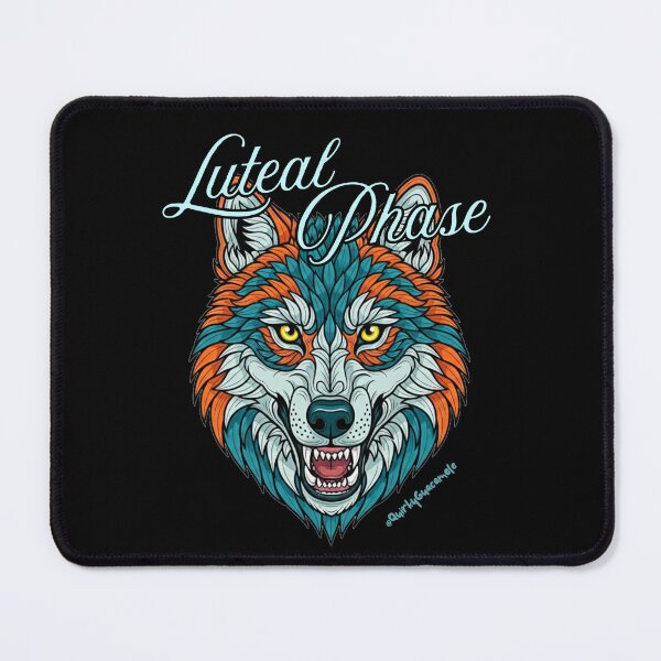 Item preview, Luteal Phase Wolf | PMDD Awareness designed and sold by QuirkyGuacamole.
